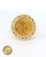 Panda Coin Ring 1980